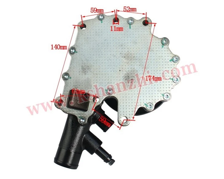Hanzhi 1307100AA0P-HYB10 Water Pump For Heli 5Ton Forklift, 100% Original