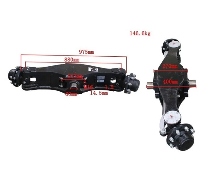 100% Genuine, 12781913-00 Rear Axle Assembly For Byd CPD Type 4T factory