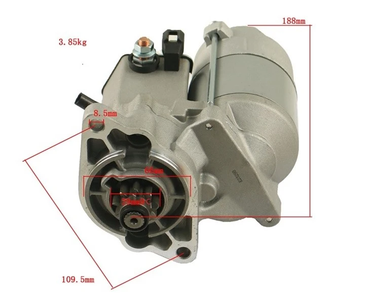 228000-1531/16611-63013 Motor Starter 12V For Kubota, D1105 factory